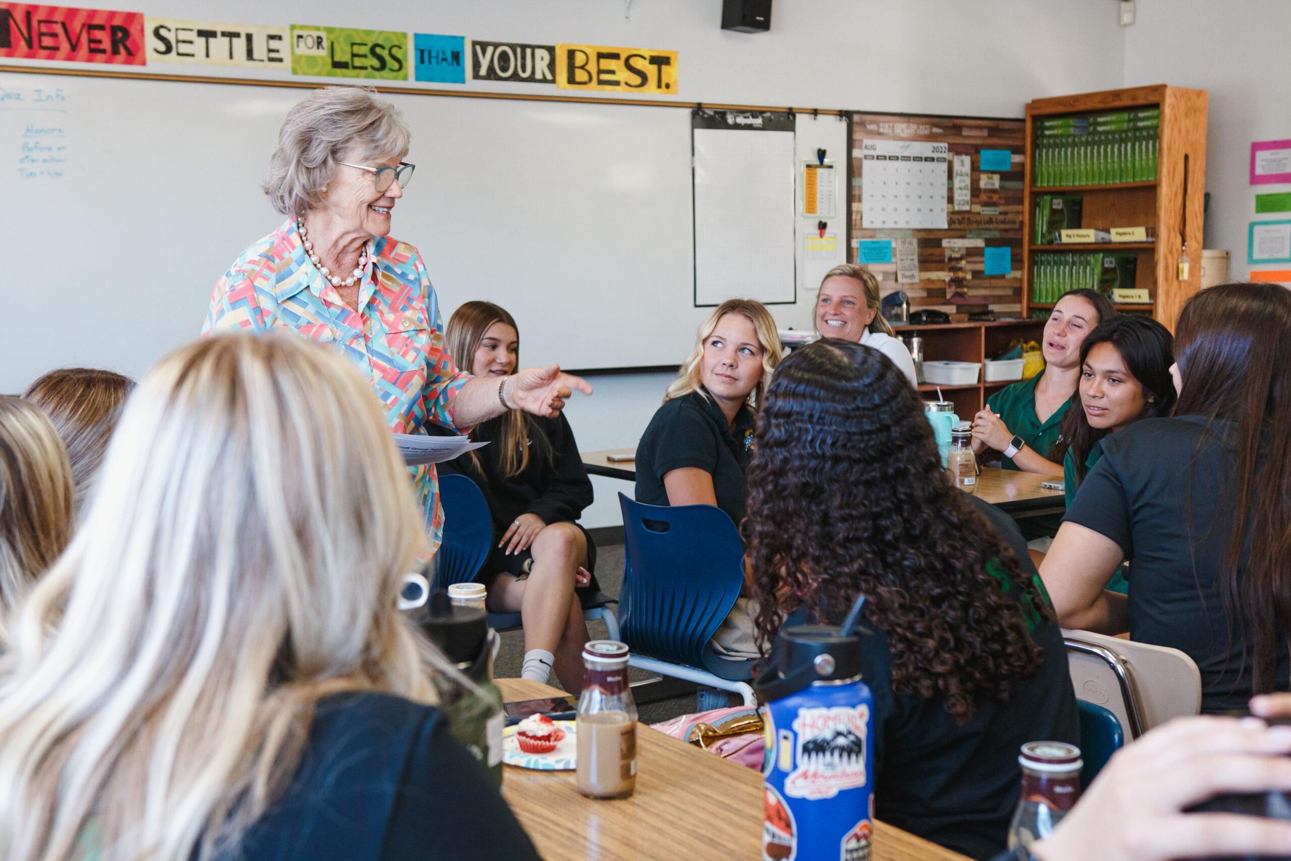 Photo of a classroom at Ontario Christian School in Ontario, California