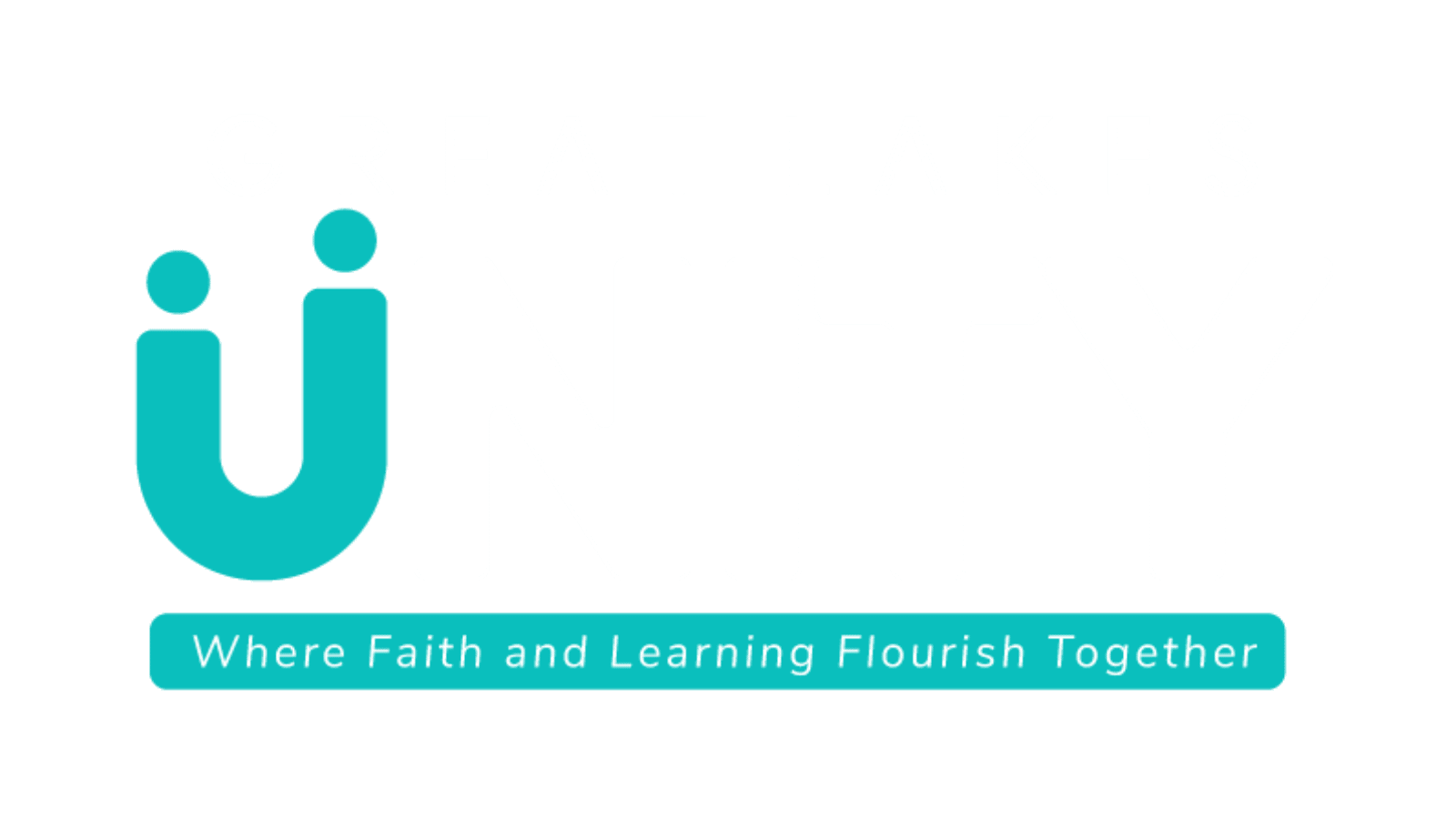 Great Lakes Unity conference logo, including the tagline: Where Faith and Learning Flourish Together."