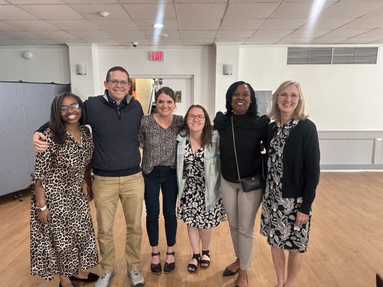 Accreditation Site Visit Team with Academic Dean at Cornerstone Schools of Washington, DC