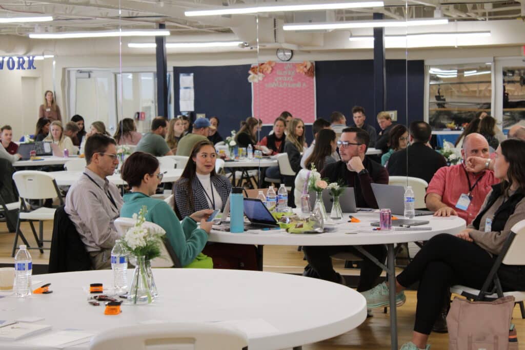 Photo of teachers during Faith and Science Symposium