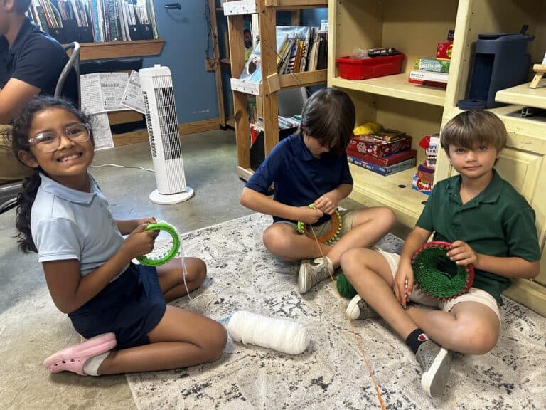Photo of students from The Trinity School in Harlingen, Texas